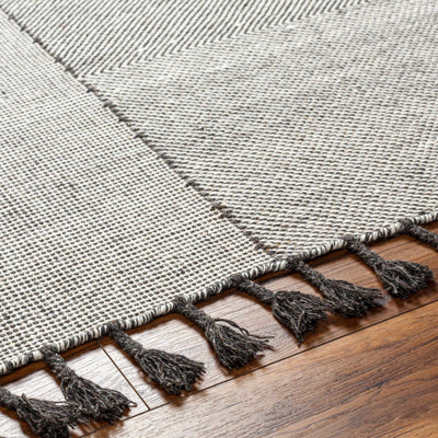 Abhay Gray Wool Area Rug