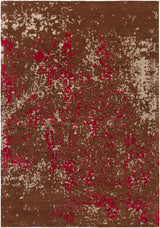 Sweeny Rust/Red Abstract  Area Rug - Clearance