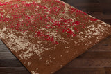 Sweeny Rust/Red Abstract  Area Rug - Clearance