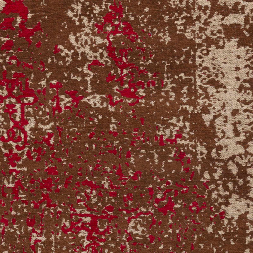 Sweeny Rust/Red Abstract  Area Rug - Clearance