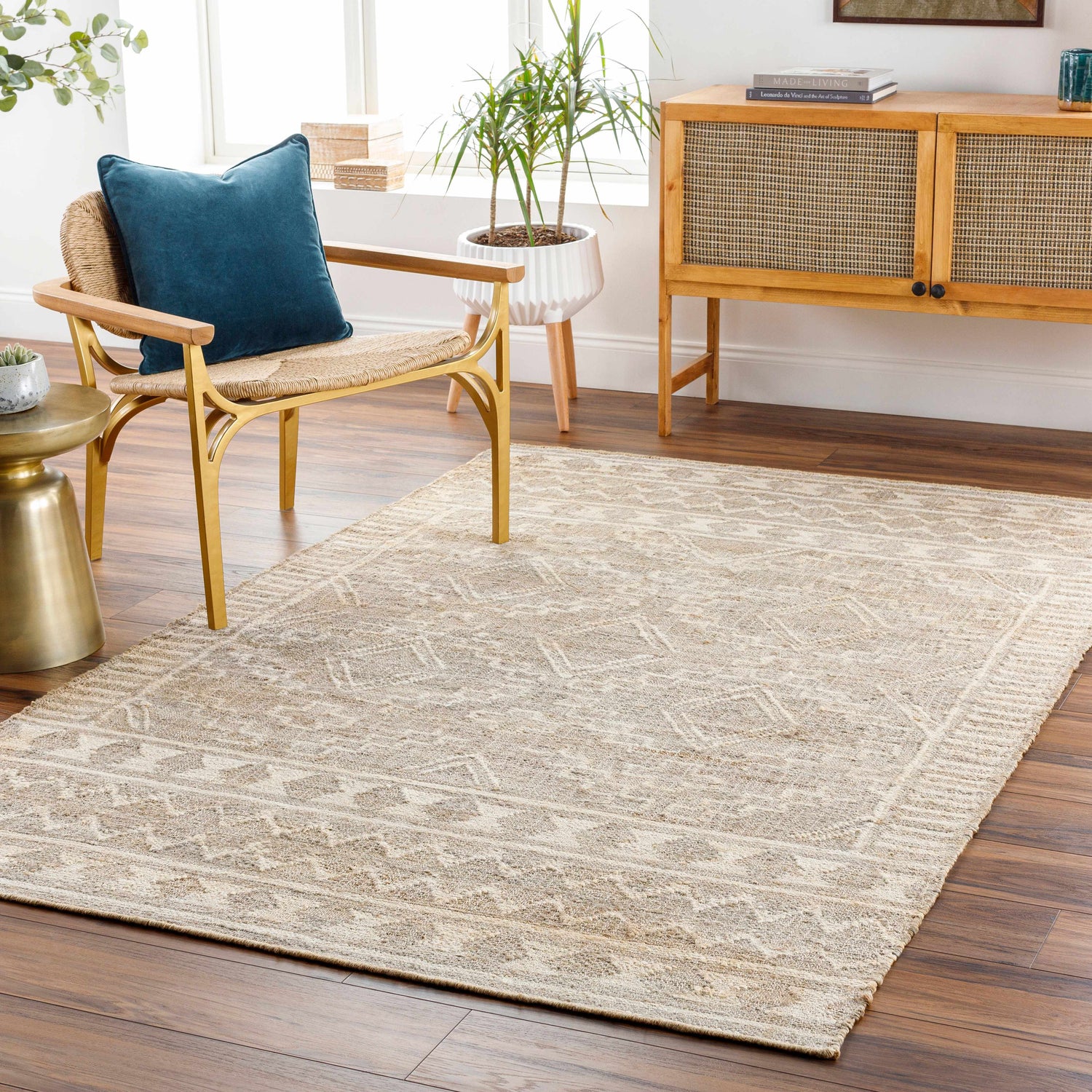 Swillington Textured Jute Rug - Clearance