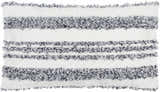 Strivo Off White Horizontal Stripe Modern Polyester Lumbar Pillow - Clearance