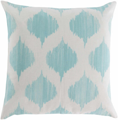Bryant Ice Blue Ikat Throw Pillow - Clearance
