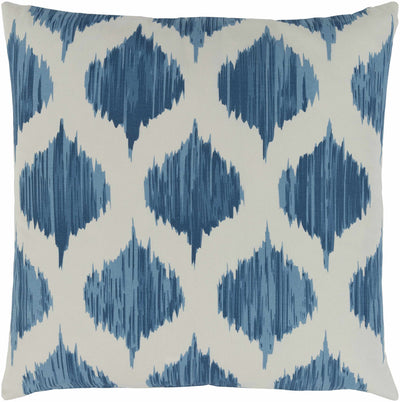 Bryant Blue Ikat Throw Pillow - Clearance