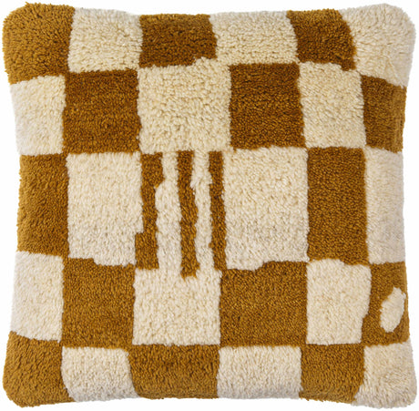 Sakhr Checkered Throw Pillow