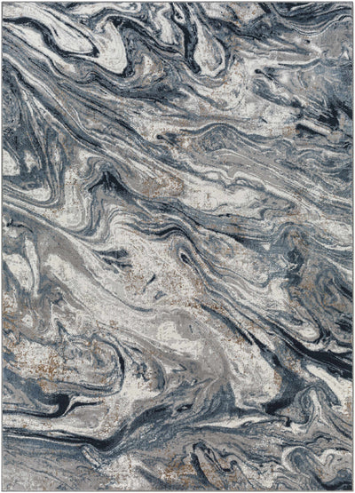 Tabogon Blue Marble Rug - Clearance