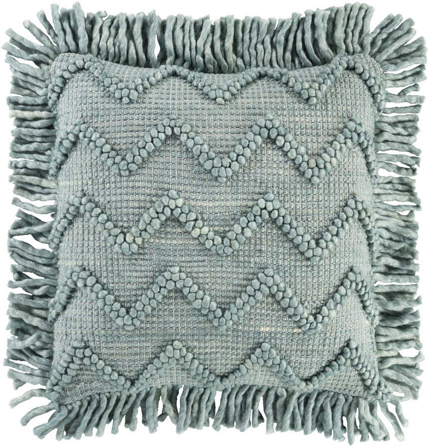 Talibon Pale Blue Square Throw Pillow - Clearance
