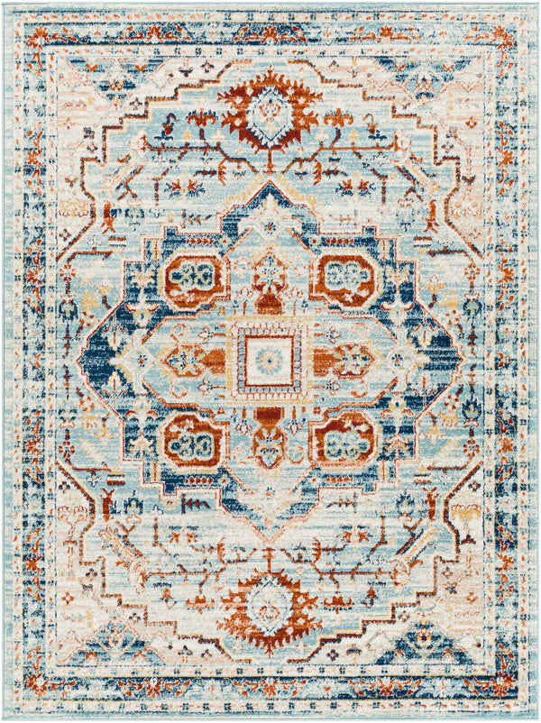 Waterhouse Terracota&Cream Washable Rug - Clearance