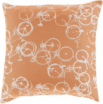 Tangmere Bicycle Print Throw Pillow - Clearance