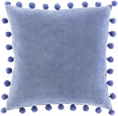 Tayabo Blue Square Throw Pillow