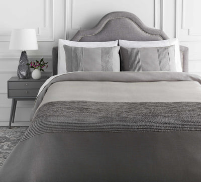 Taytay Gray Upholstered Elegance Bedding