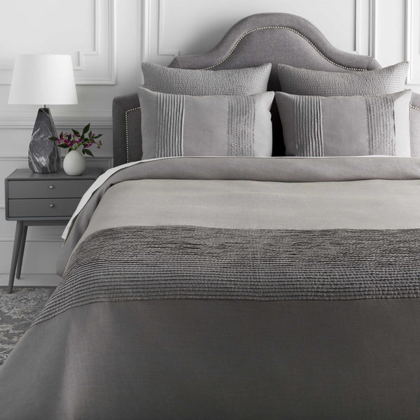 Taytay Gray Upholstered Elegance Bedding