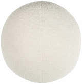 Talan Round White Throw Pillow