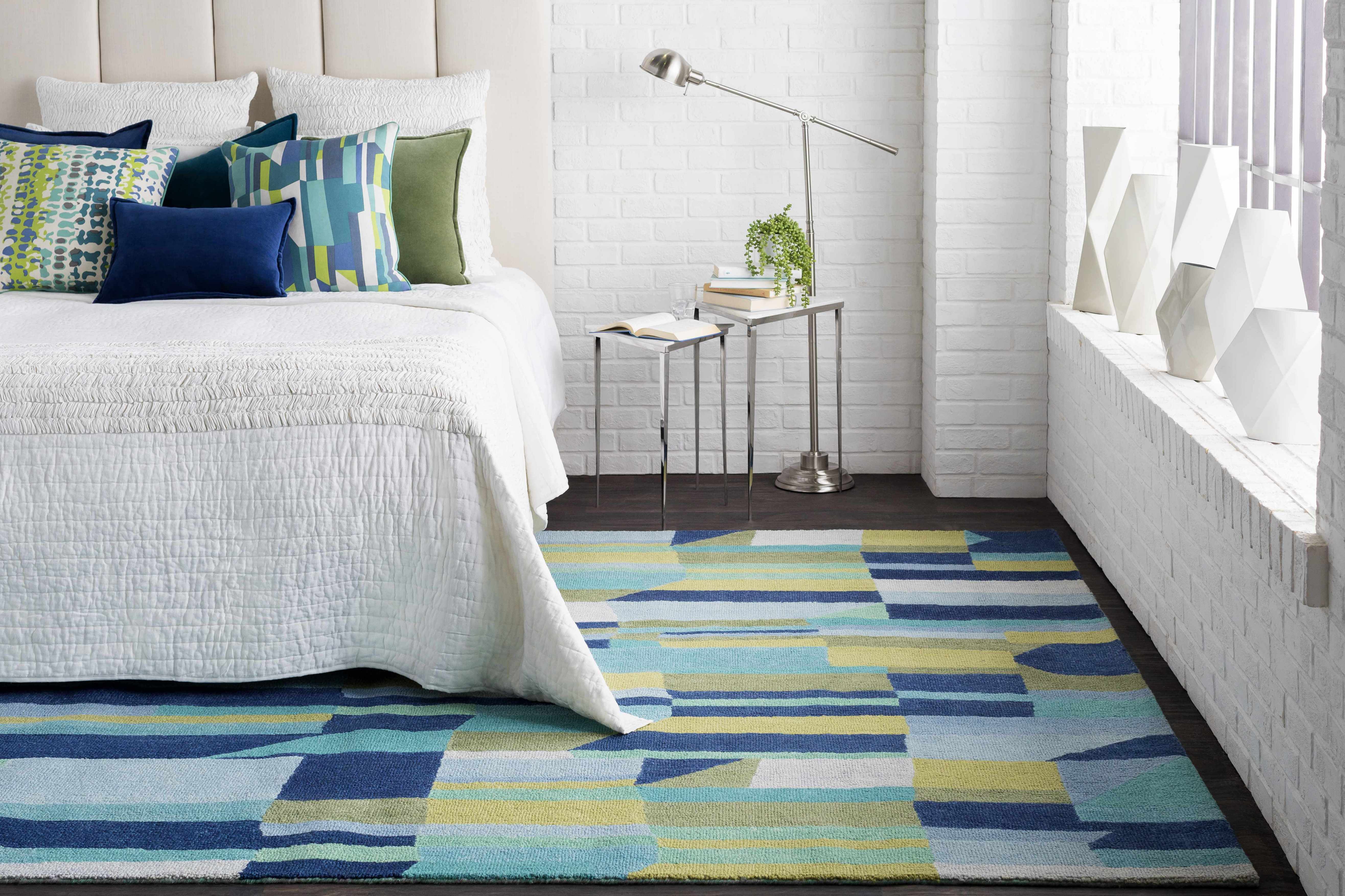 Oshtemo Green Velvet Throw Pillow placed in a styled room setting, harmonizing with surrounding room decor. Contemporary Throw PillowsBacking  