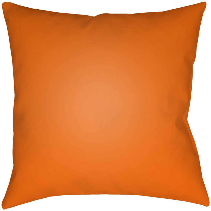 Halloween Eek Print Orange Pillow