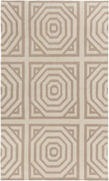 Terlton Ivory Greek Geometric Rug - Clearance