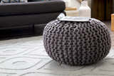 Temyasovo Wool Knitted Pouf - Clearance