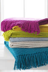 Chiconcuac Aqua Throw Blanket - Clearance