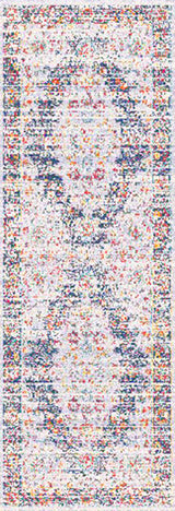 Thorsby Magenta & Cream Area Rug - Clearance