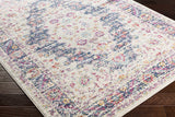 Thorsby Magenta & Cream Area Rug - Clearance