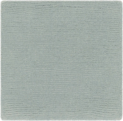 Brockton Solid Wool Dusty Sage Area Rug