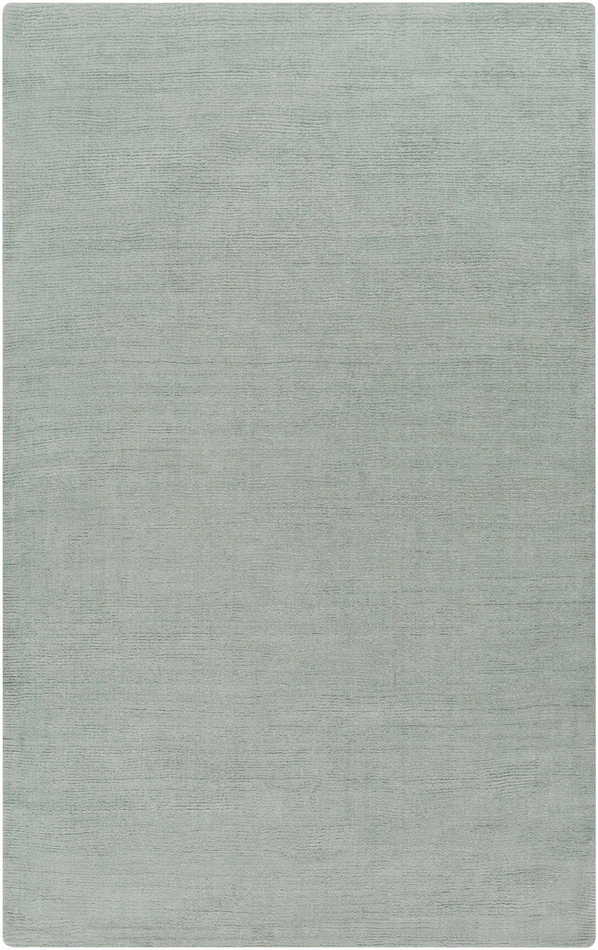 Brockton Solid Dusty Sage Wool Rug