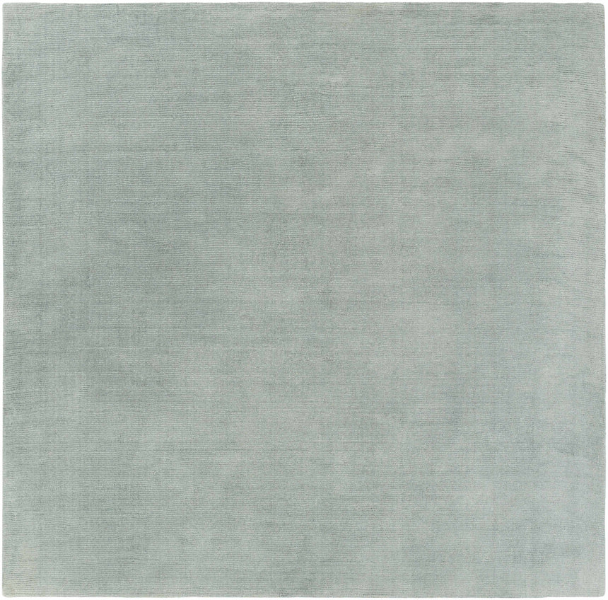 Brockton Solid Dusty Sage Wool Rug