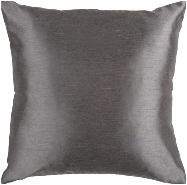 Tiline Charcoal Square Throw Pillow - Clearance