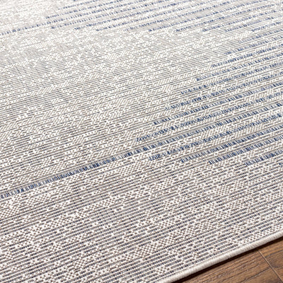 Stephan Gray & Blue Outdoor Rug