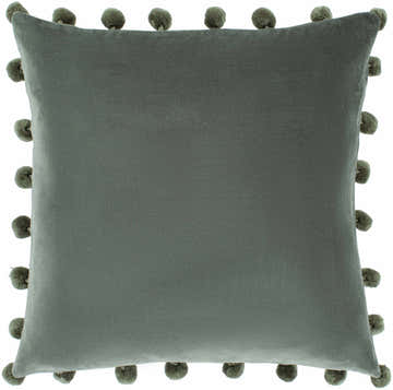 Tioga Olive Square Throw Pillow - Clearance