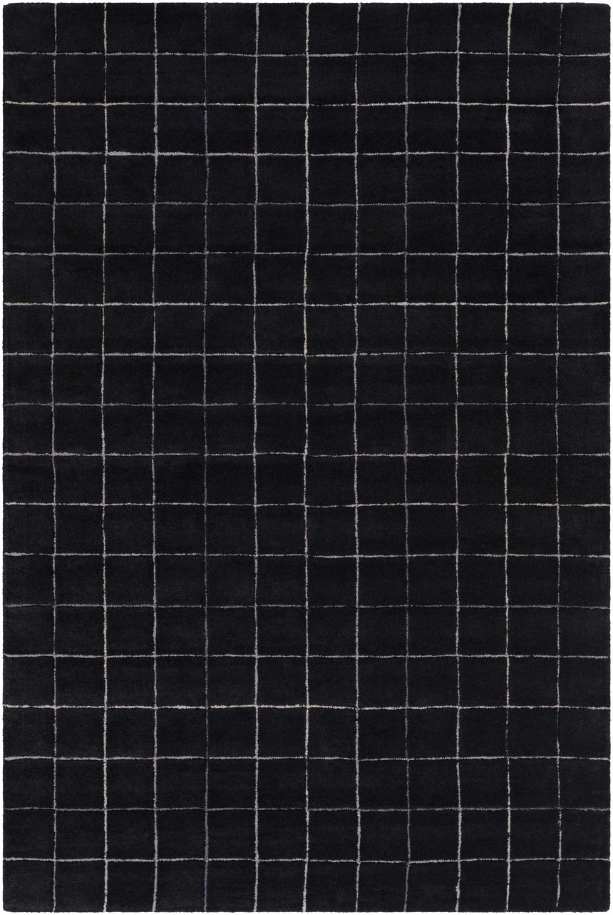 Toshi Jet Black Area Rug
