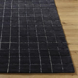 Toshi Jet Black Area Rug