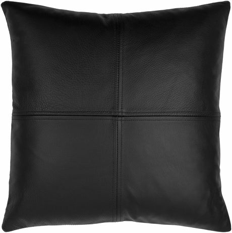 Tampakan Black Square Throw Pillow