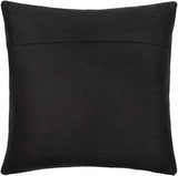 Tampakan Black Square Throw Pillow