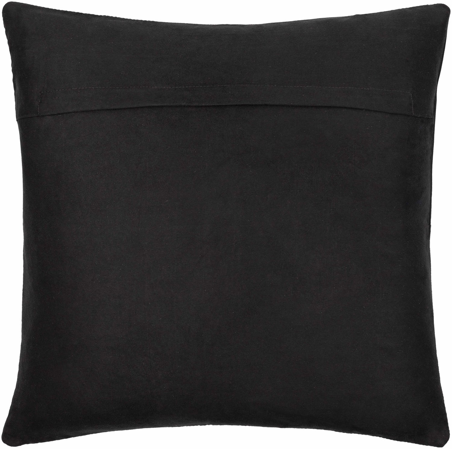 Tampakan Black Square Throw Pillow
