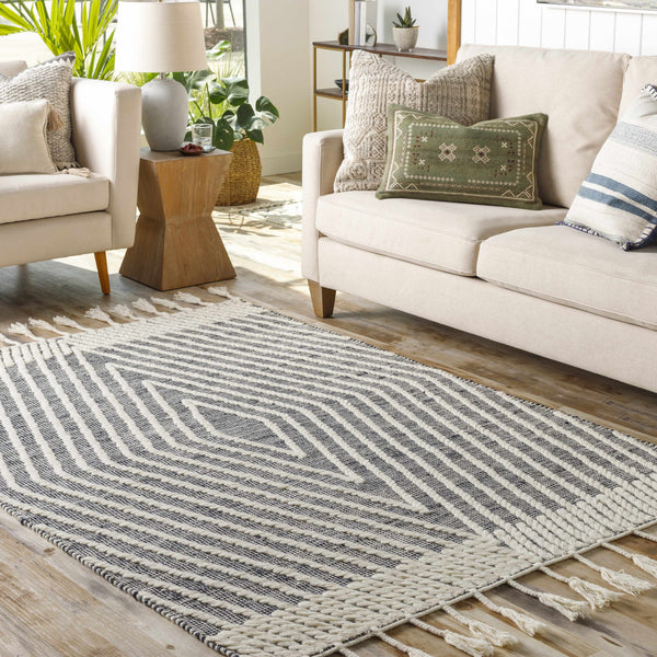 Tamayong Tasseled Jute&Wool Rug - Clearance