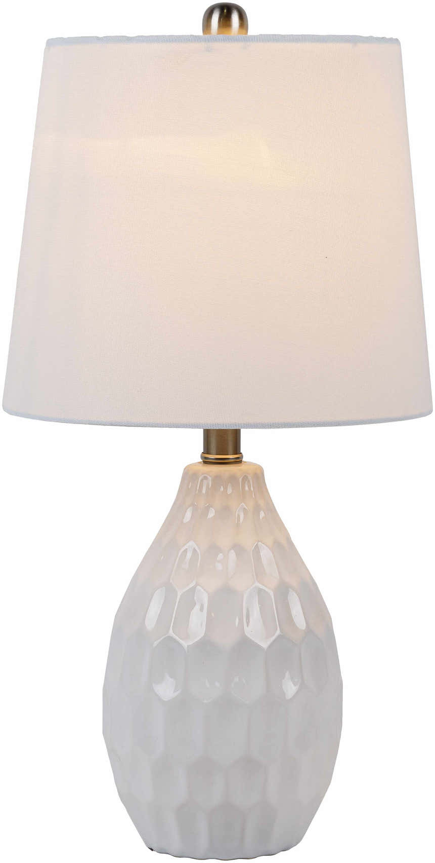 Taguig White Ceramic Table Lamp