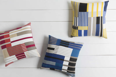 Belhaven Colorful Striped Geometric Throw Pillow - Clearance