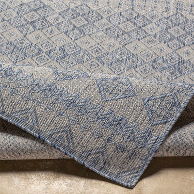 Ramon Gray & Blue Area Rug - Clearance