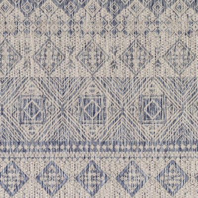 Ramon Gray & Blue Area Rug - Clearance