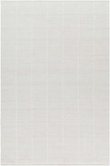 Tieve Off White Checkered Area Rug