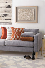 Hannastown Camel Square Throw Pillow