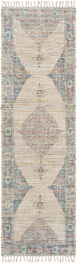 Macon Off-White Medallion Jute Rug - Clearance