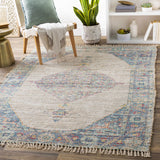 Macon Off-White Medallion Jute Rug - Clearance
