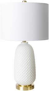 Sarangpur White Table Lamp - Clearance