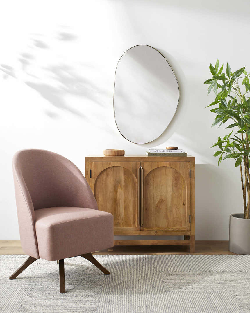 Tenampulco Dark Brown Swivel Chair - Clearance