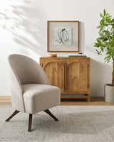 Tenampulco Beige Swivel Chair - Clearance