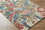 Tuyet Floral Wool Area Rug