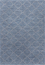 Blue Moolap Outdoor Rug - Clearance