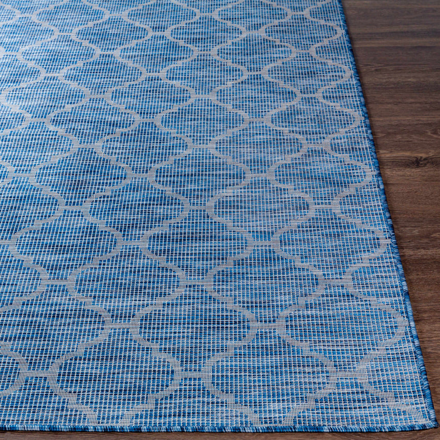 Blue Moolap Outdoor Rug - Clearance